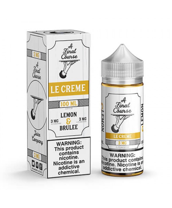 A Final Course by Tear Drip La Creme eJuice