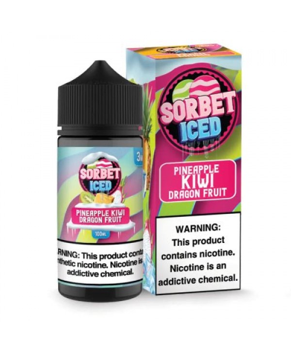 Sorbet Pop Pineapple Kiwi Dragon Fruit Iced eJuice