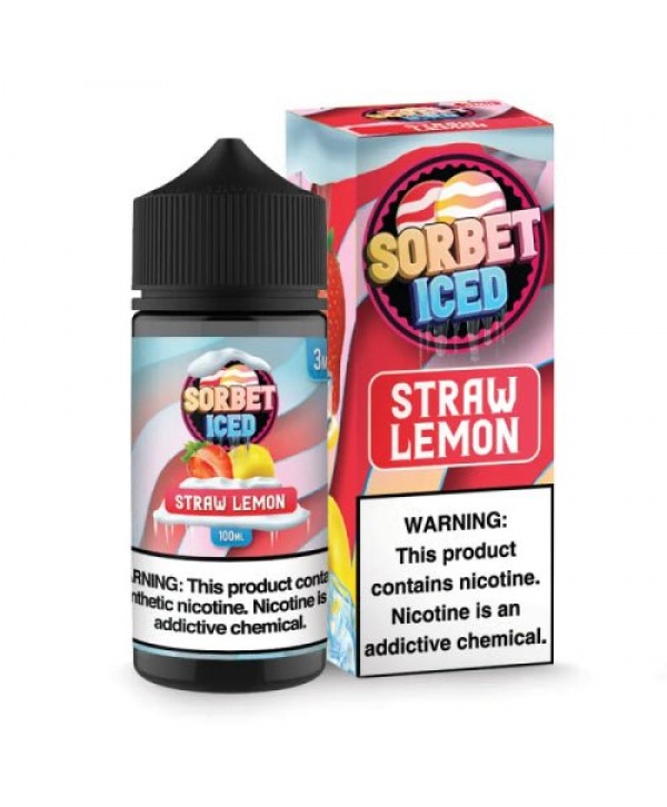 Sorbet Pop Straw Lemon Iced eJuice