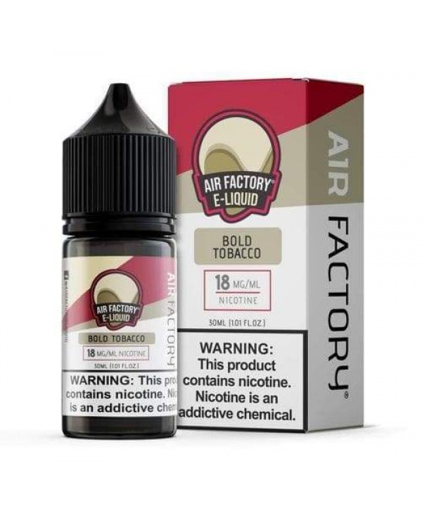 Air Factory Salt Bold Tobacco eJuice