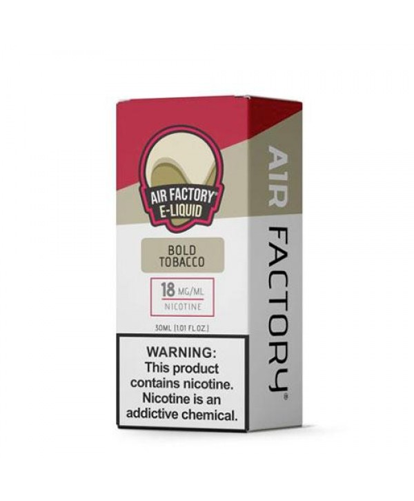 Air Factory Salt Bold Tobacco eJuice