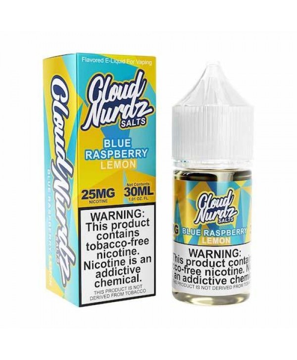 Cloud Nurdz Salts Blue Raspberry Lemon eJuice