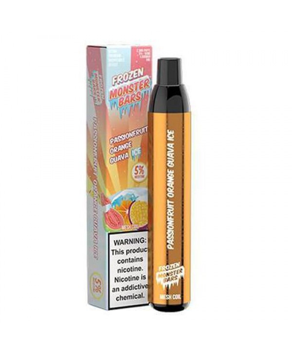 Monster Bars Frozen Passionfruit Orange Guava Ice Disposable Vape Pen