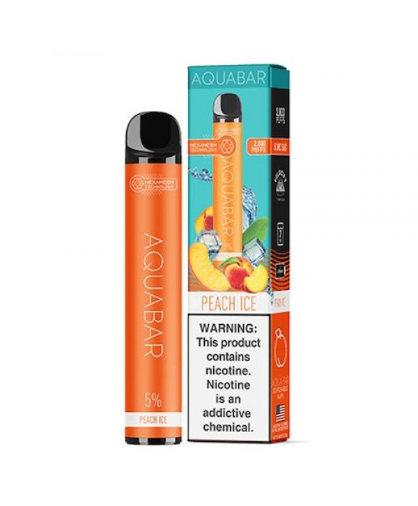 AquaBar Peach Ice Disposable Vape Pen