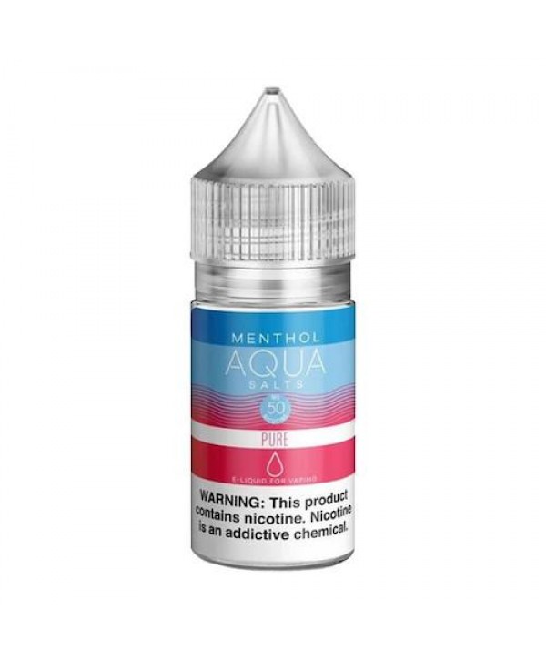 Aqua Salt Synthetic Pure Menthol eJuice