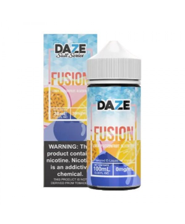 7 Daze - Fusion Series - Lemon Passionfruit Blueberry ICED eJuice